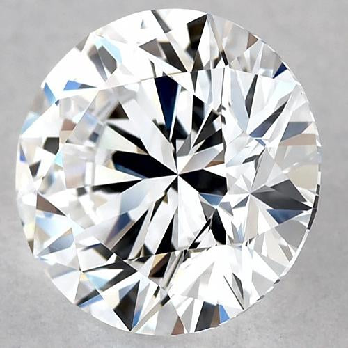 Diamant rond de 1,5 carat, pureté E, VVS1, taille excellente.