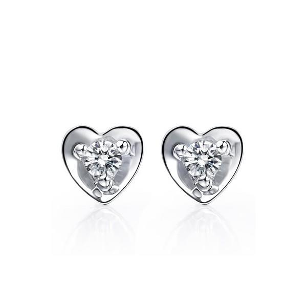Diamant Pendants d'Oreilles 1,5 carats Or Blanc 14 Carats – vue principale
