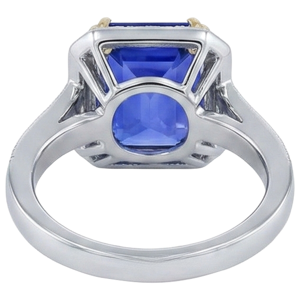 naturel tanzanite 16.50carats alliance sur blanc