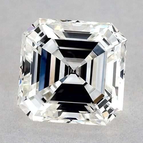 Diamant Asscher de 1,75 carat, non serti, couleur E, pureté VVS1, très bonne taille.