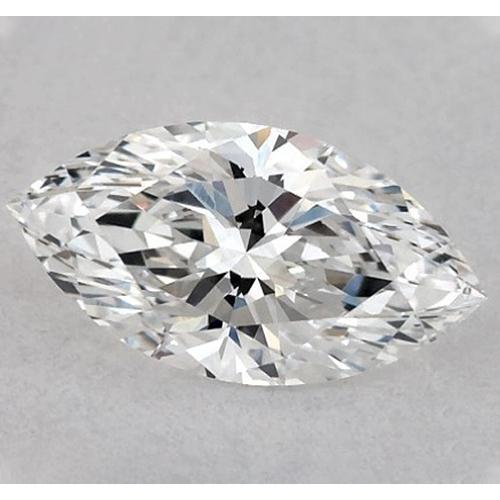 Diamant taille marquise 1,75 carat, F, VS1, taille très bonne
