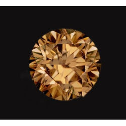 Diamant naturel brun champagne de 1,75 ct, extrait de la terre, éclatant, non serti