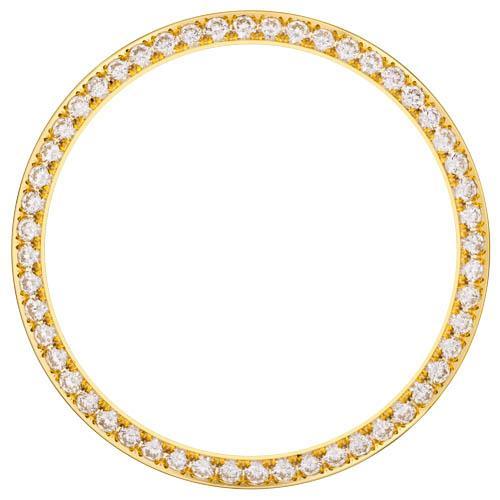 1,75 ct de perles serties de Naturel diamants personnalisés pour s'adapter à la montre Rolex Date