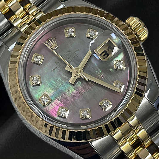 Fin Rolex carats – vue de face