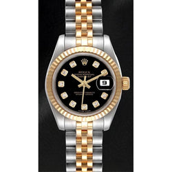 Premium Diamant Noir Brillant Rolex – 0,20 carats Two Tone