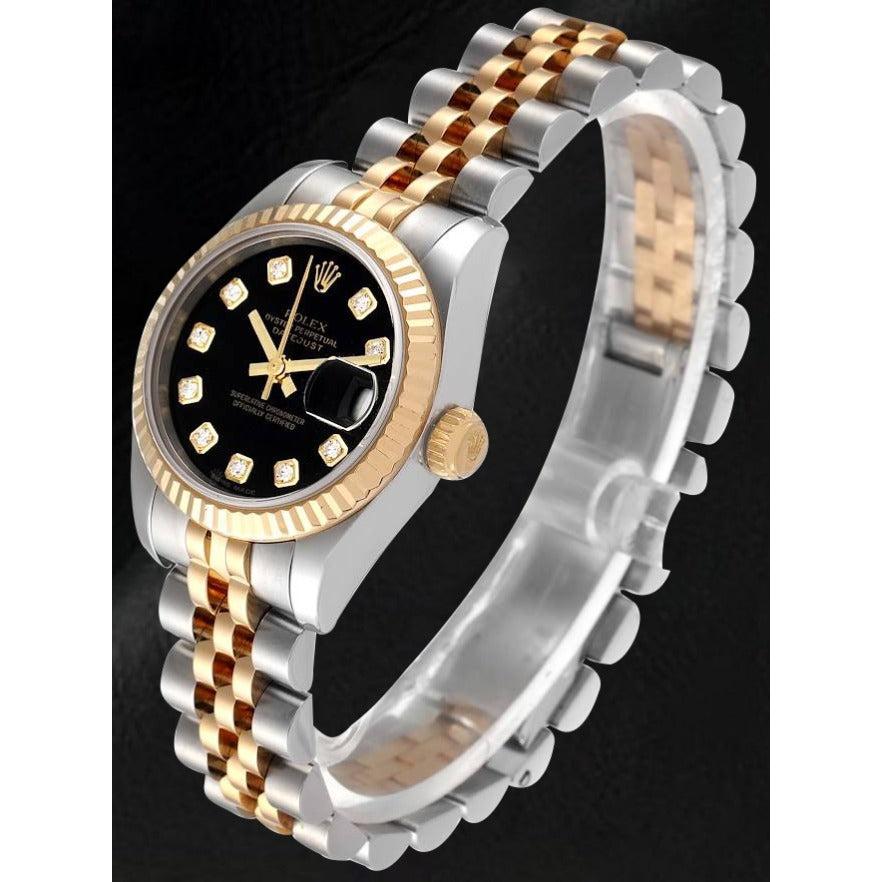 Brillant Rolex 0,20-carats Two Tone – vue de côté