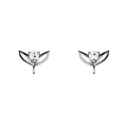 Diamant Fin Boucles d'Oreilles 0,50 carats G/VS1 – Or 14K Blanc