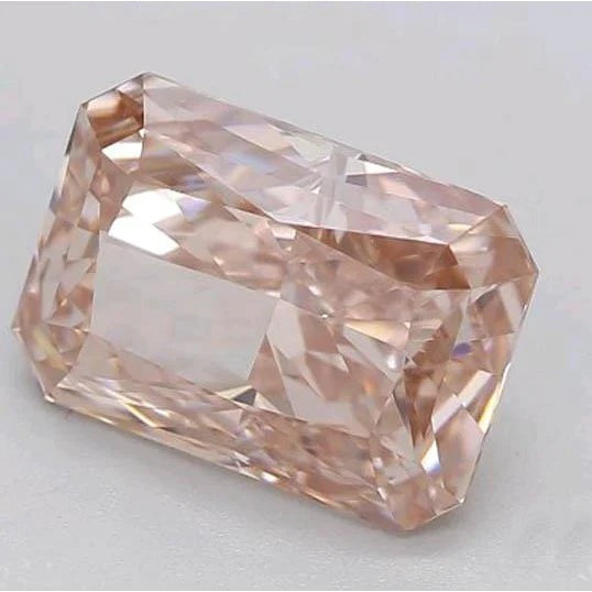Taille Radiant Saphir Fin bague en Gold – vue de face