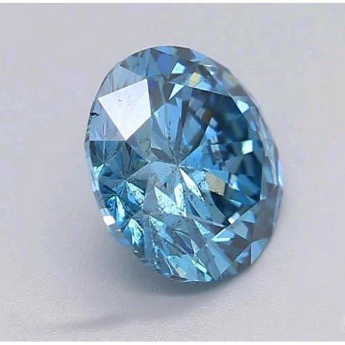 Saphir Bleu Royal Taille Ronde Loose Sapphires Natural en Gold – vue de face