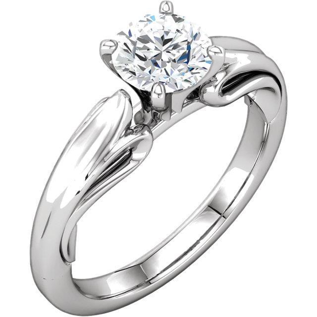 1.50 Carat Rond Brillant Réel Diamant Bague Solitaire Serti De Griffes