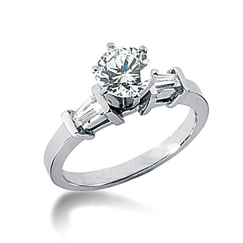 1.51 Ct. Bague Anniversaire Trois Pierres Réel Diamants Or 14K Nouveau