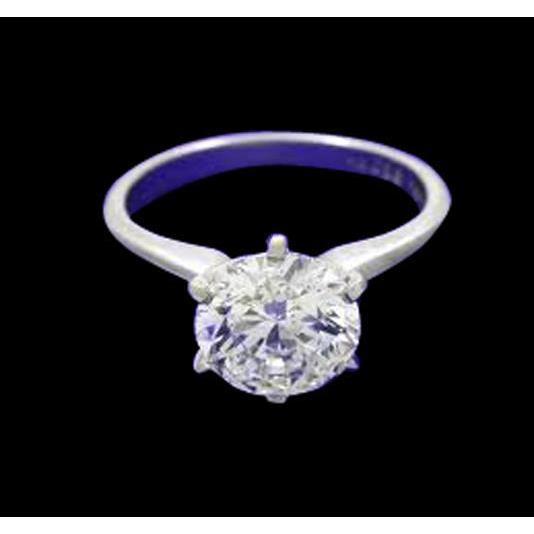 1.51 Ct. Bague De Fiançailles Véritable Diamant Solitaire Diamant