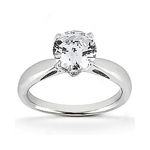 1.57 Ct. Bague Solitaire De Fiançailles Naturel Diamant Or Nouveau