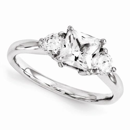 1.60 Carats Bague De Fiançailles Réel Diamant Trois Pierres Bijoux Nouveau