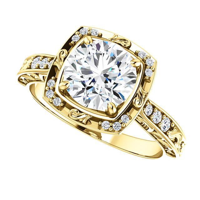 1.65 ct. Bague D'anniversaire Avec Réel Diamants Brillants Ronds