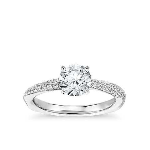 1.90 Carats Bague De Mariage Naturel Diamant Rond Femme Bijoux Nouveau