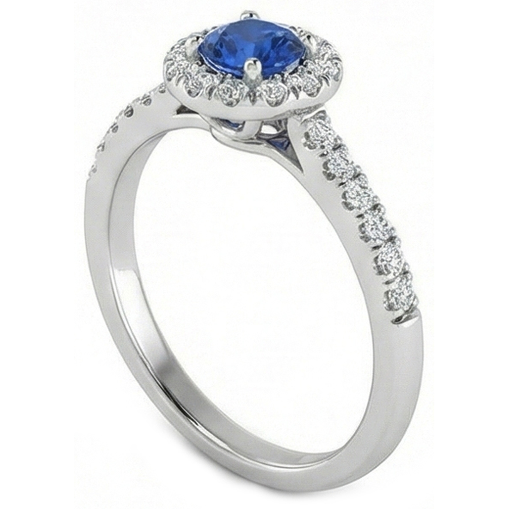 naturel diamant 2.10carats bague vue de dessus