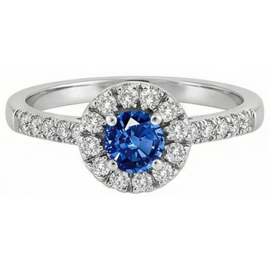 naturel diamant 2.10carats bague angle de côté