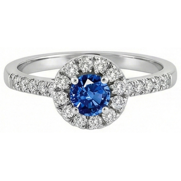 naturel diamant 2.10carats bague angle de côté