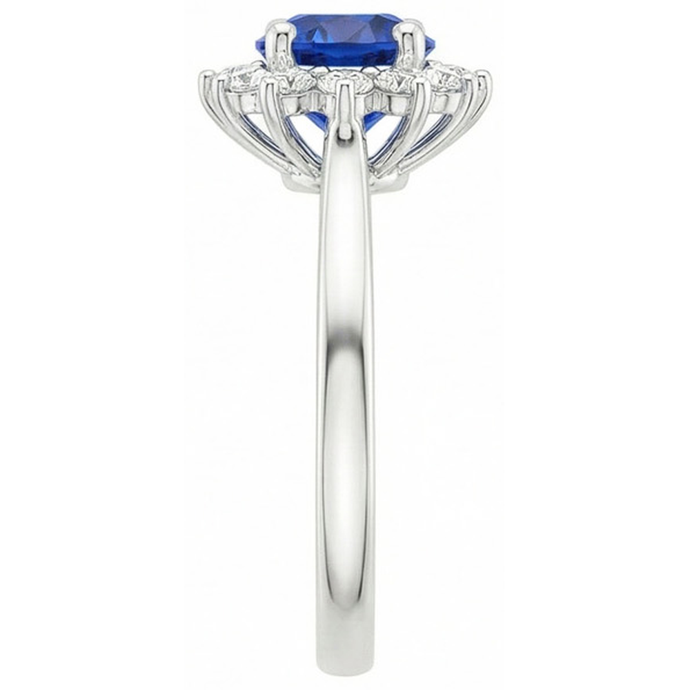 naturel diamant 2.20carats bague vue de dessus