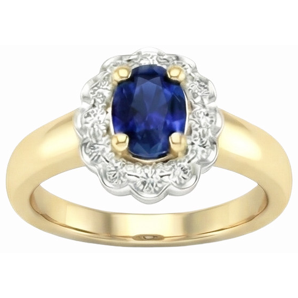 naturel round diamant 2.26carats bague vue de dessus