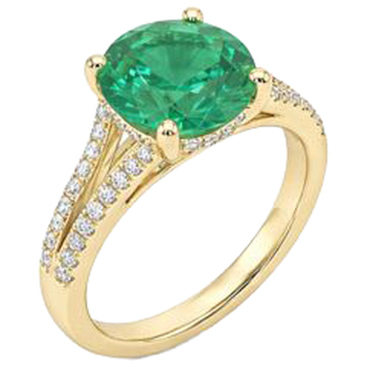 naturel diamant 2.30carats bague détail rapproché