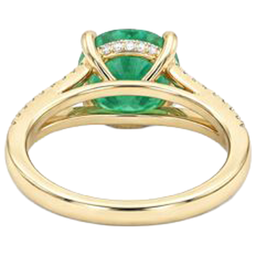 naturel diamant 2.30carats bague avec accents diamants