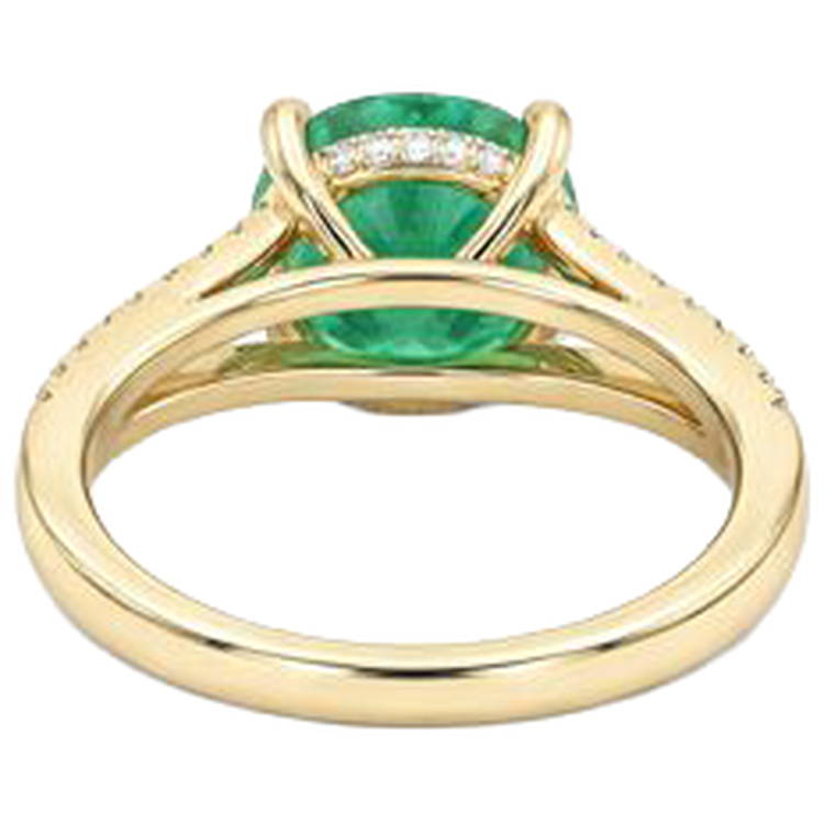 naturel diamant 2.30carats bague avec accents diamants