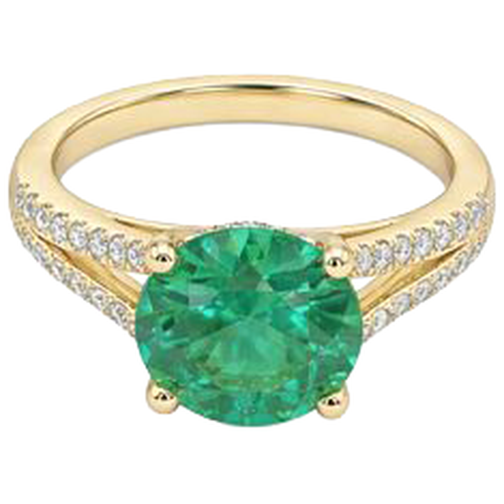naturel diamant 2.30carats bague vue de dessus