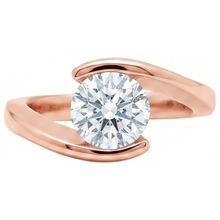 naturel diamant 2.50carats bague vue de dessus
