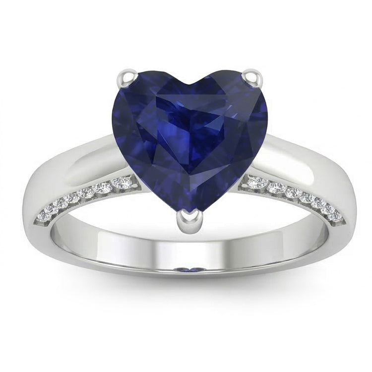 naturel diamant 2.50carats bague vue de face