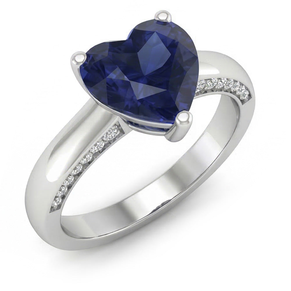 naturel diamant 2.50carats bague détail rapproché
