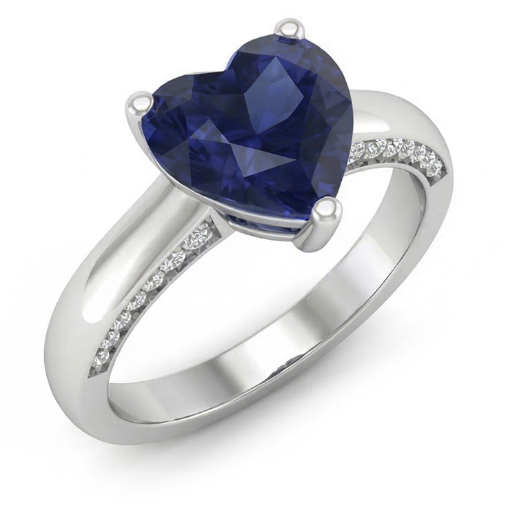 naturel diamant 2.50carats bague détail rapproché