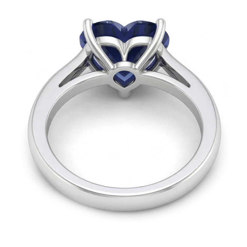 naturel diamant 2.50carats bague vue de profil