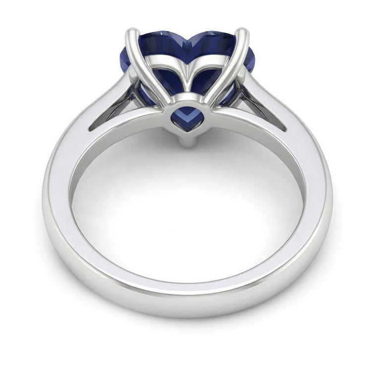 naturel diamant 2.50carats bague vue de profil