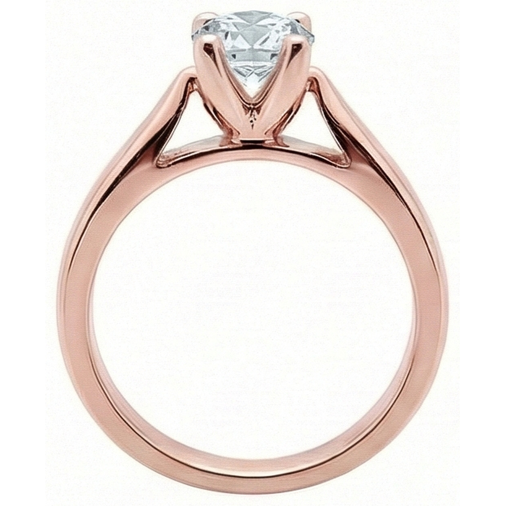 naturel diamant 2.51carats bague vue de dessus