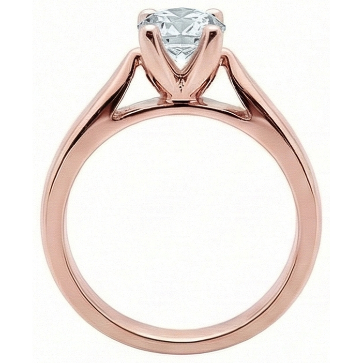 naturel diamant 2.51carats bague vue de dessus