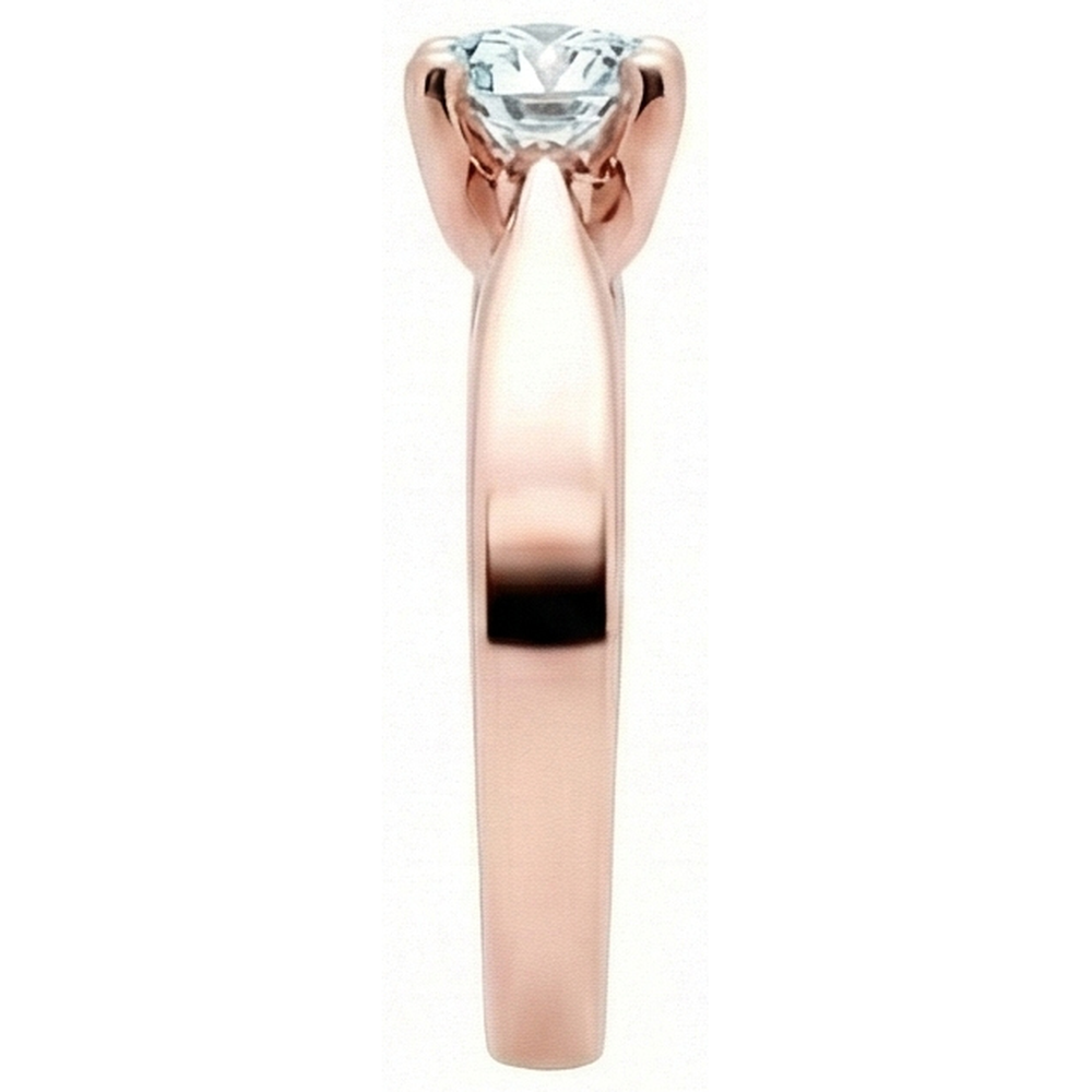 naturel diamant 2.51carats bague vue de profil
