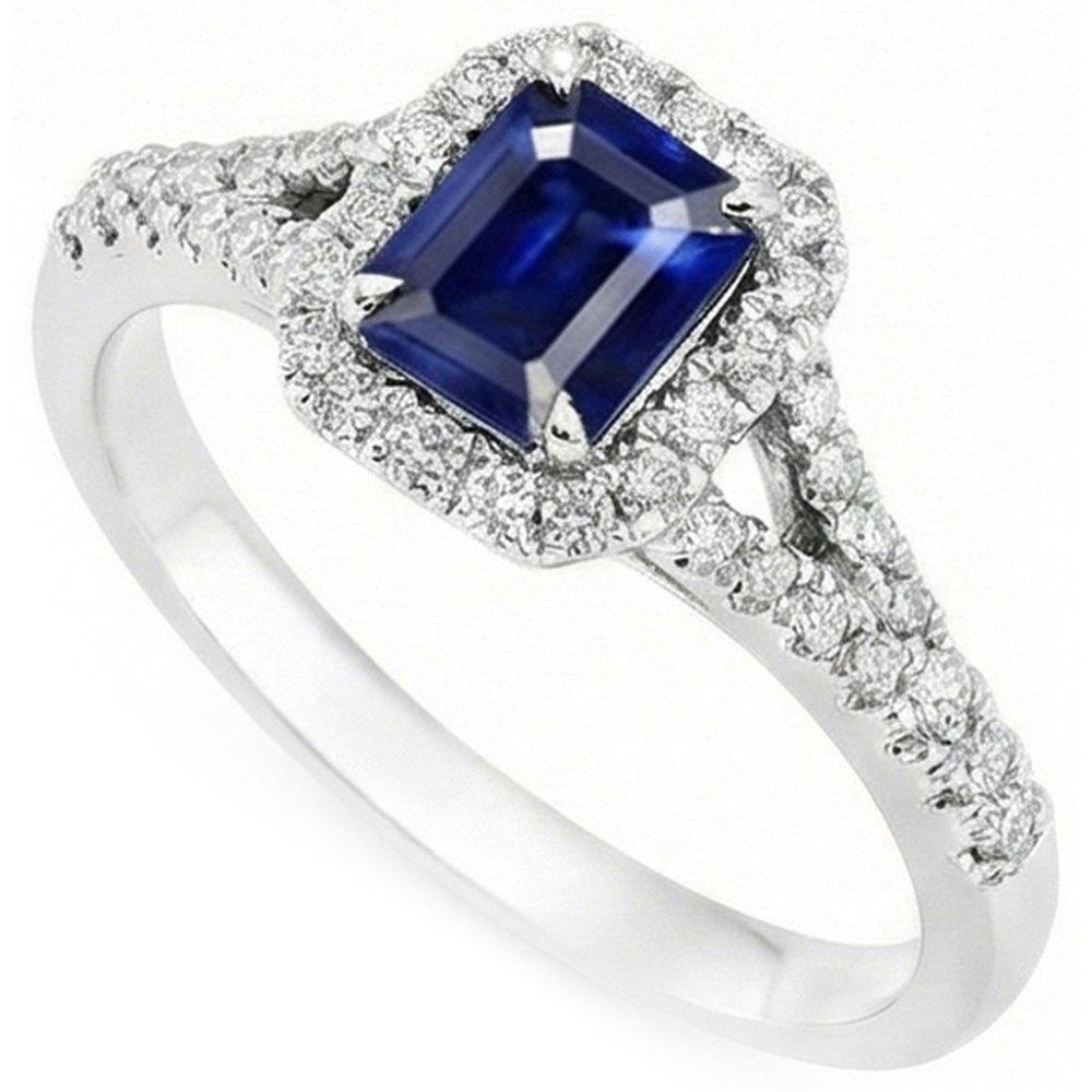 naturel diamant 2.85carats bague vue de face