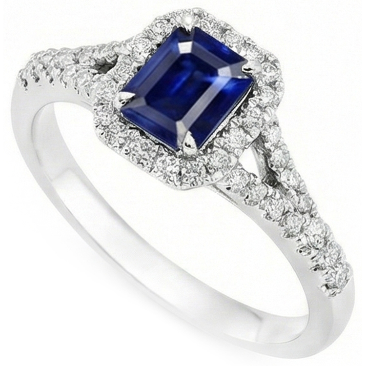 naturel diamant 2.85carats bague vue de face