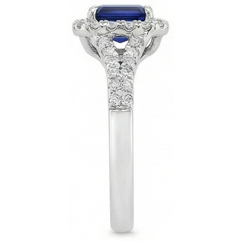 naturel diamant 2.85carats bague vue de dessus