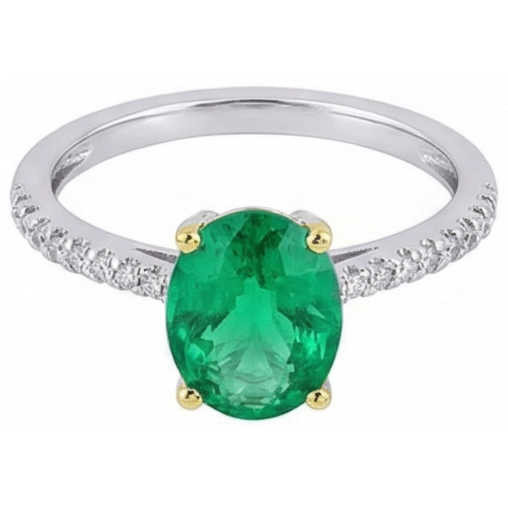 Chatoyant Bague Pierre Précieuse 2 carats – vue d'angle