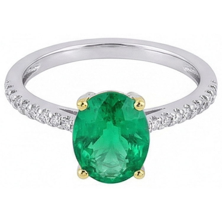Chatoyant Bague Pierre Précieuse 2 carats – vue d'angle