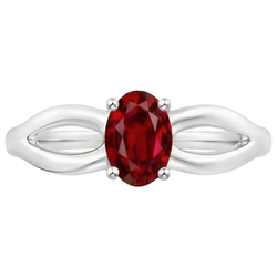 Bague Rubis Naturel 2 Carats