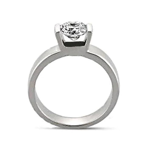 2 Carats. Bague Solitaire Réel Diamant Bague Anniversaire Nouveau