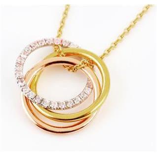 Pendentif Or Jaune 14 Carats avec Diamant Fin – vue principale