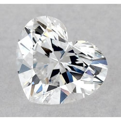Diamant naturel de 2 carats en forme de cœur, extrait de la terre, pureté E, VVS1, taille très bonne