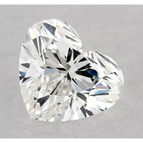 Diamant en forme de cœur de 2 carats, non serti, couleur F, pureté VVS1, très bonne taille.