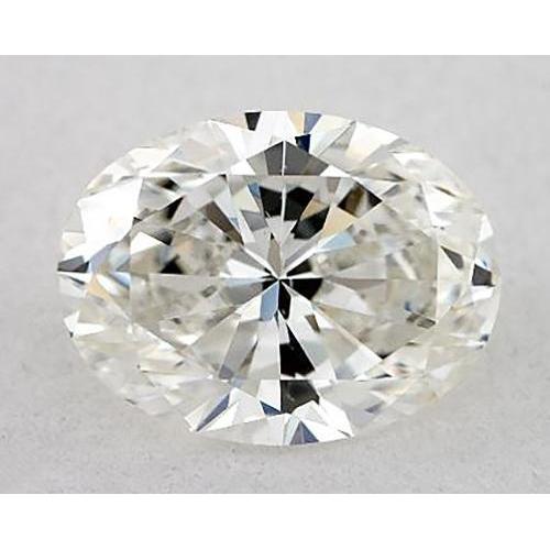 Diamant ovale de 2 carats, qualité G VS1, taille très bonne, non serti