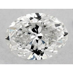 Diamant ovale naturel de 2 carats, extrait de la terre, non serti, couleur F, pureté VVS1, très bonne taille